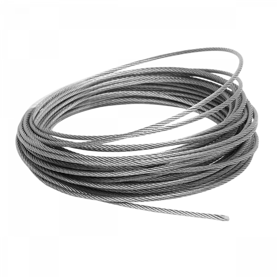 Трос стальной DIN 3060 (6х19) М10 - 50м боб